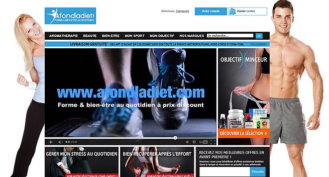 création du site afondladiet.com