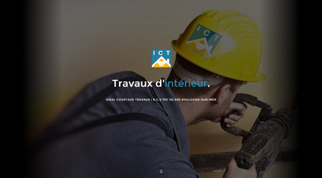 création du site idealcourtagetravaux.com